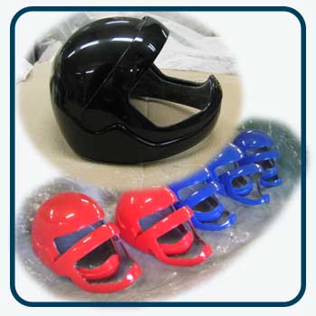 Каски / шлемы из стеклопластика карбона кевлара - производство